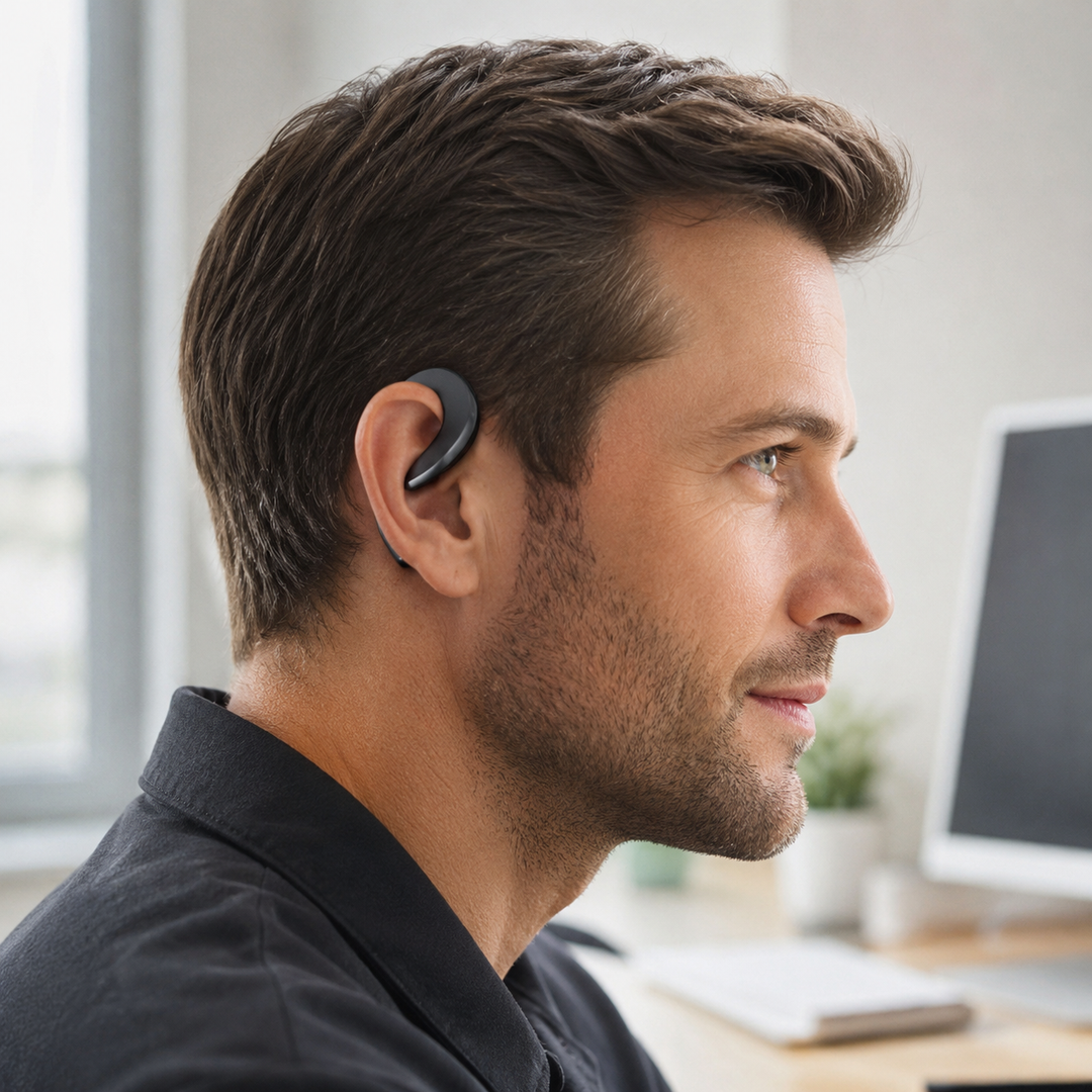 Wireless Open Ear Bluetooth Earbuds with Ear Hook Design