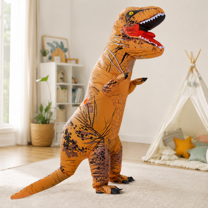 Inflatable T-Rex Dinosaur Costume Adult Halloween Outfit