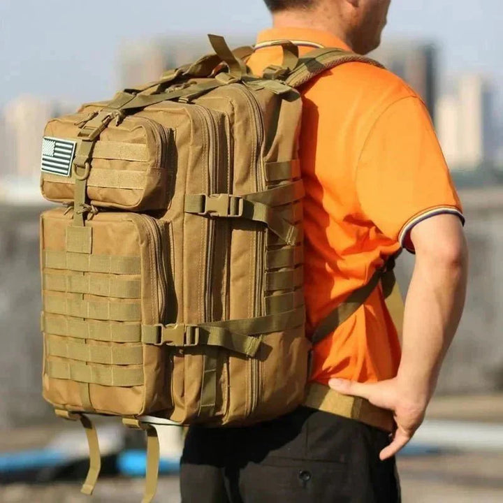 Hiking Backpack Waterproof 50 Liter Capacity Outdoor Backpack