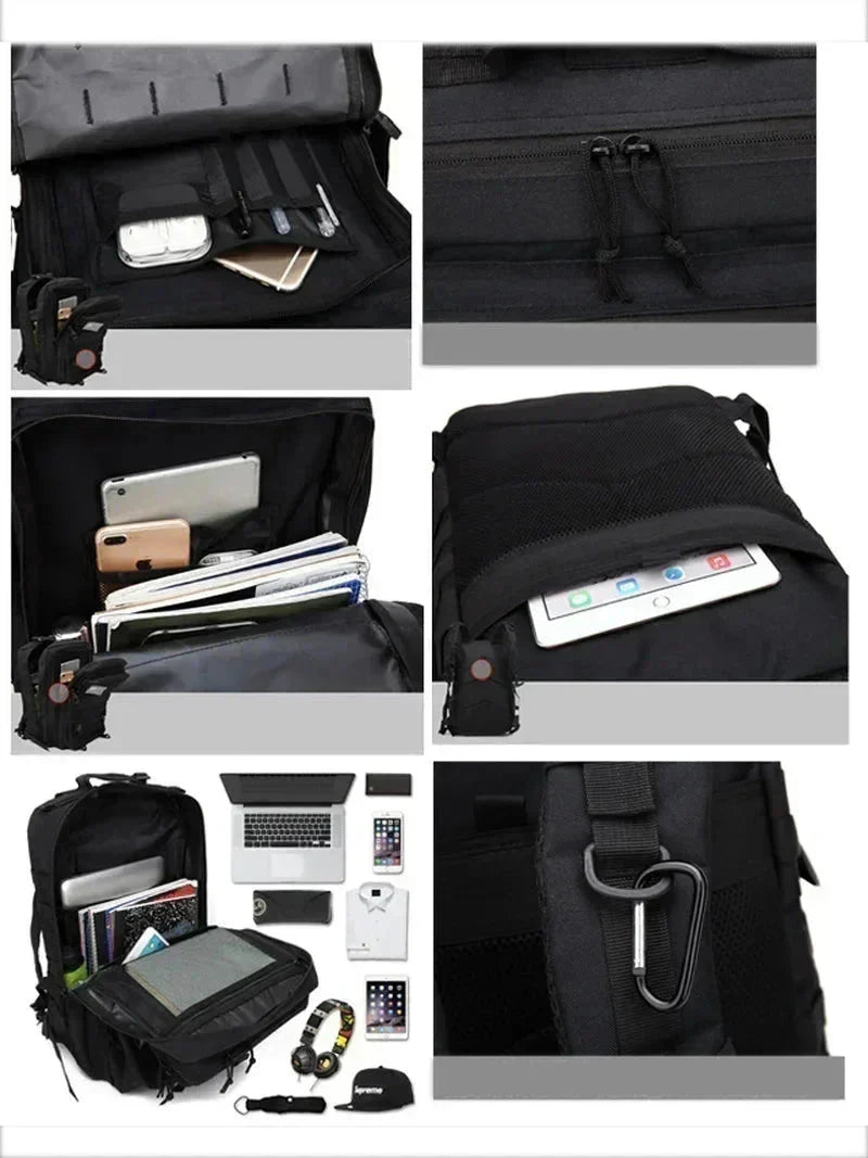 Hiking Backpack Waterproof 50 Liter Capacity Outdoor Backpack
