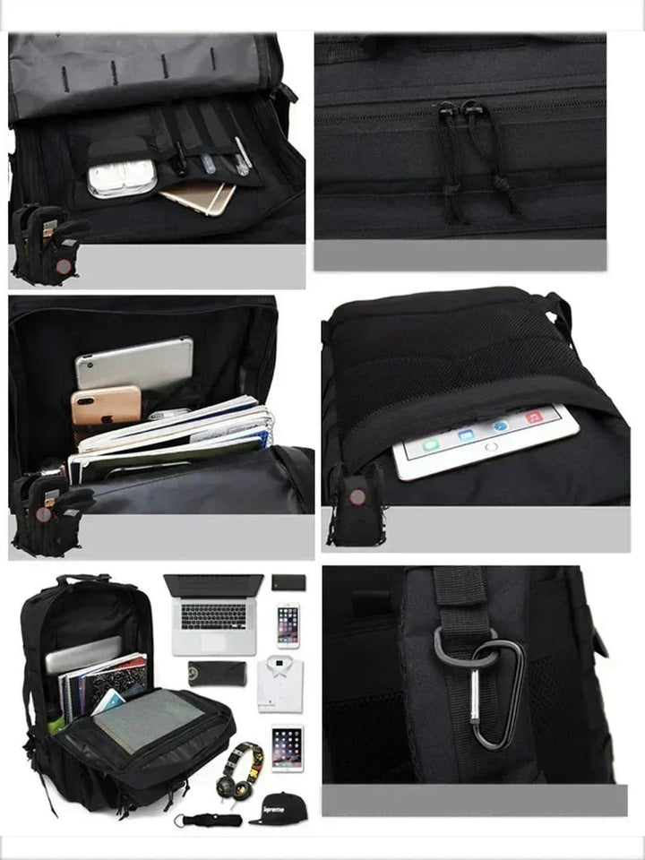 Hiking Backpack Waterproof 50 Liter Capacity Outdoor Backpack