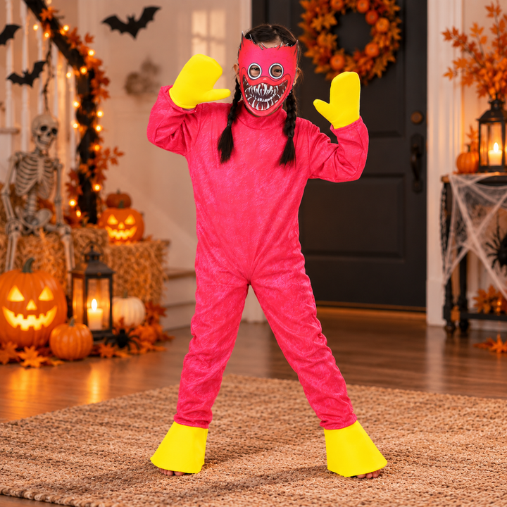 Kids Halloween Hooded Costume Character Cosplay Outfit