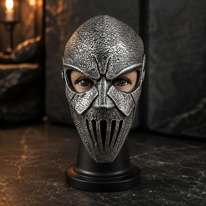 Latex Halloween Horror Face Mask Heavy Metal Style Costume Mask