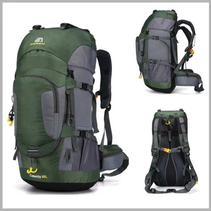 60L Waterproof Hiking Backpack Large Capacity Camping Trekking Travel Backpack