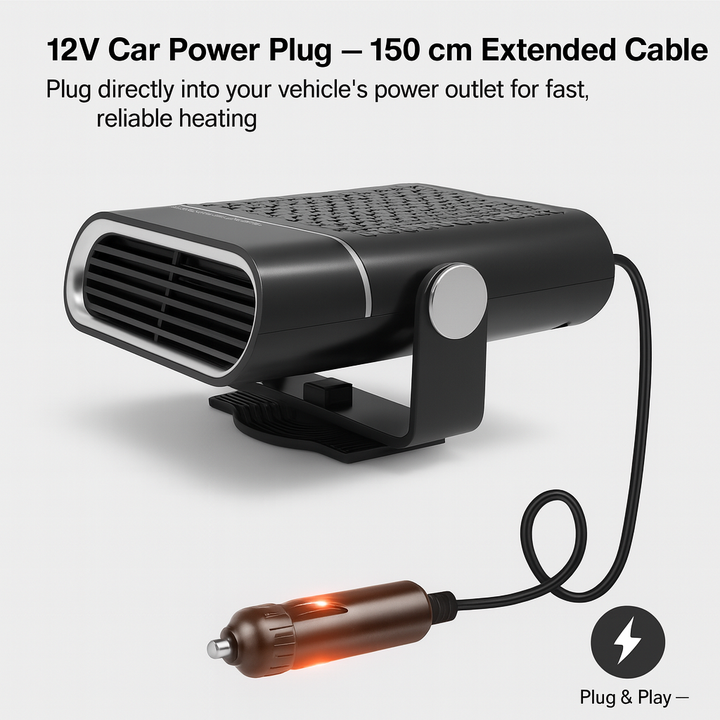 Car Heater Fan 12V Heating Cooling Defrosting