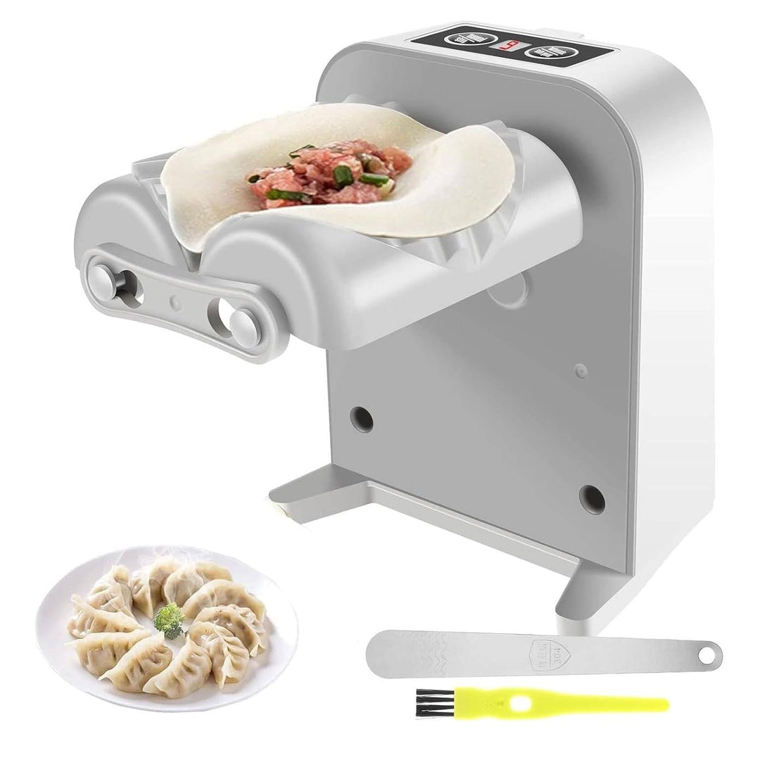 Automatic Dumpling Maker Machine Kitchen Appliance

Rewritten title:  
Automatic Dumpling Maker Machine Food Preparation Appliance
