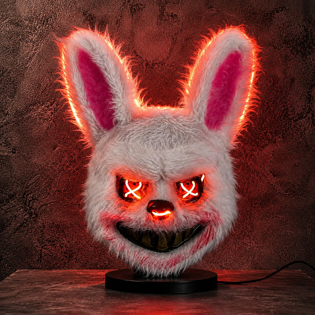 LED Glowing Animal Face Mask Halloween Costume Mask