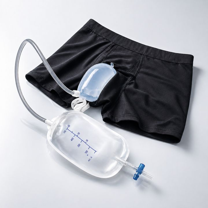 Portable Urinal Pants Underwear with Drainage Bag for Men adults