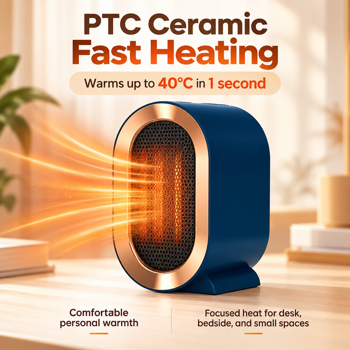 Small Portable Electric Space Heater Energy Efficient