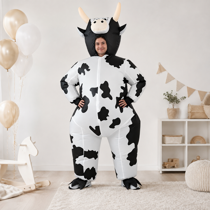 Inflatable Cow Ride On Costume Adult Halloween Costume