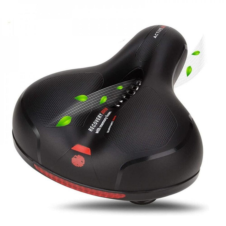 Bicycle Saddle Seat with Rear Reflector Soft Cushion Design