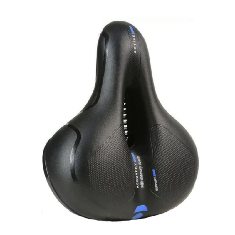 Bicycle Saddle Seat with Rear Reflector Soft Cushion Design
