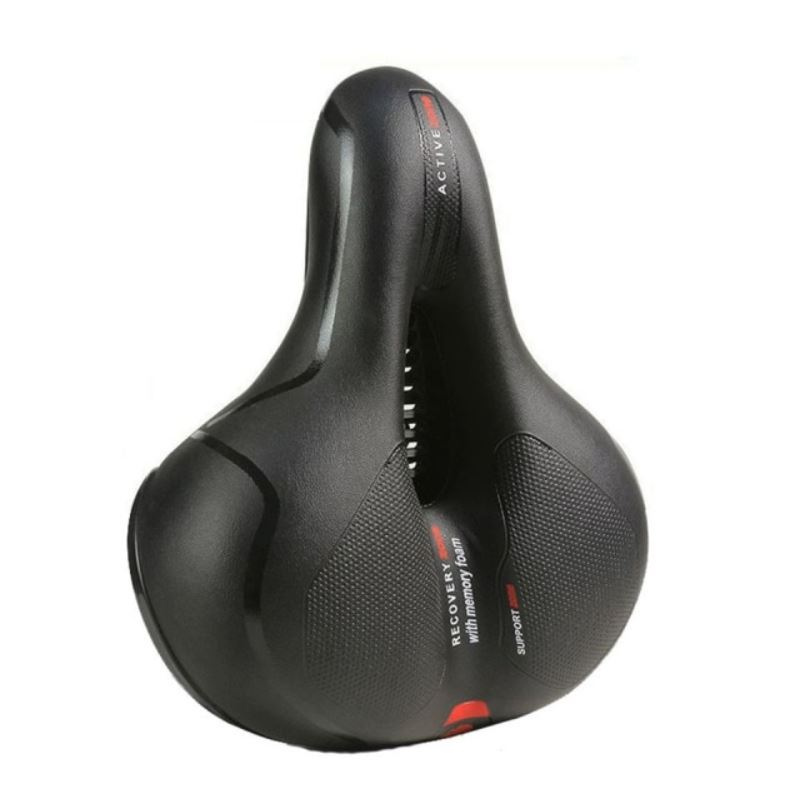 Bicycle Saddle Seat with Rear Reflector Soft Cushion Design