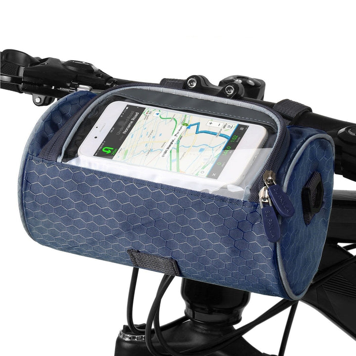 Bicycle Handlebar Bag Touchscreen Compatible Splash Resistant