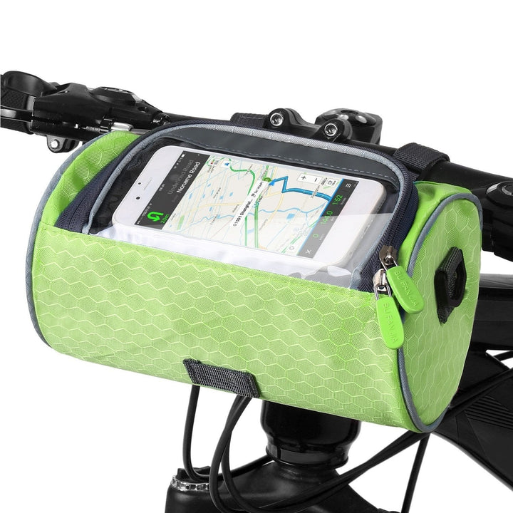Bicycle Handlebar Bag Touchscreen Compatible Splash Resistant