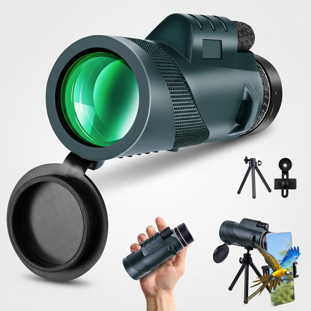 Portable Binoculars with Compact Tripod for Outdoor Travel Use