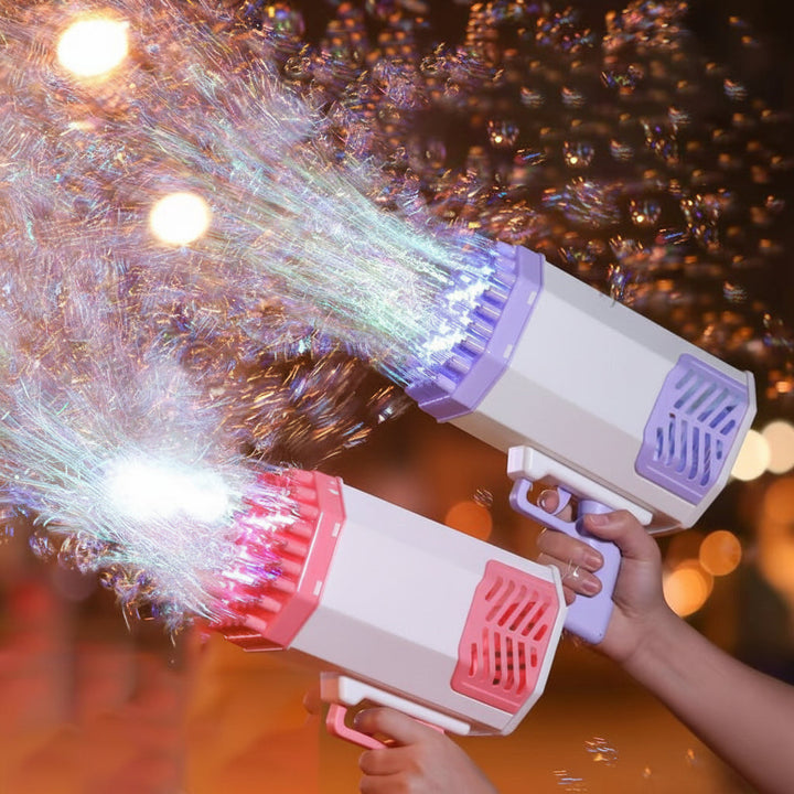 Kids Bubble Gun Toy Outdoor Bubble Blower Play Toy