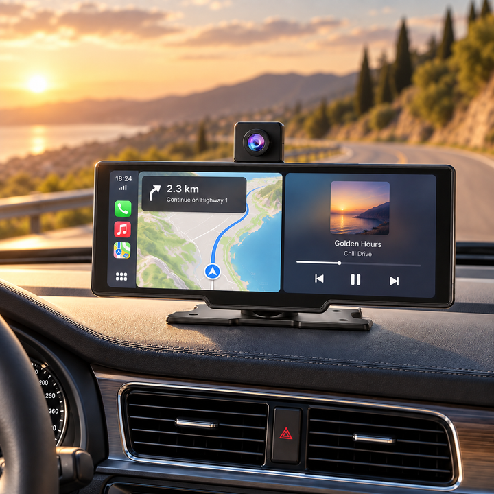 Wireless CarPlay and Android Auto Touchscreen Display