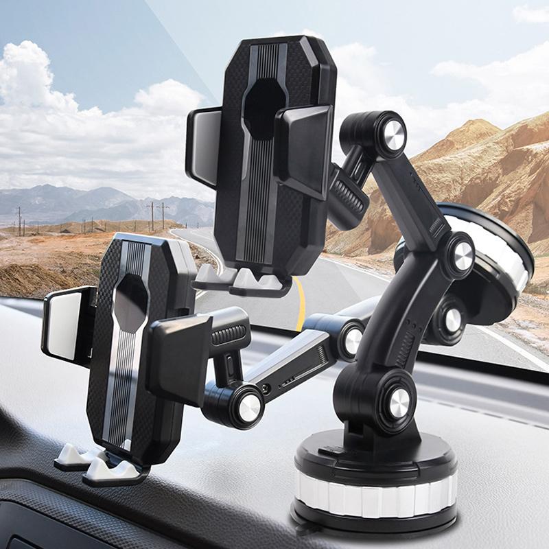 Car Phone Holder Suction Cup Dashboard Mount Adjustable Stand