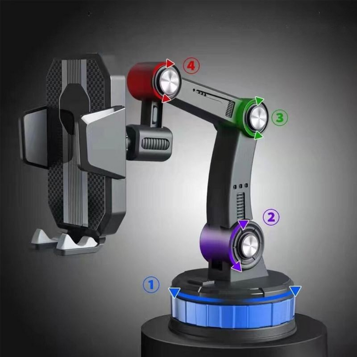 Car Phone Holder Suction Cup Dashboard Mount Adjustable Stand