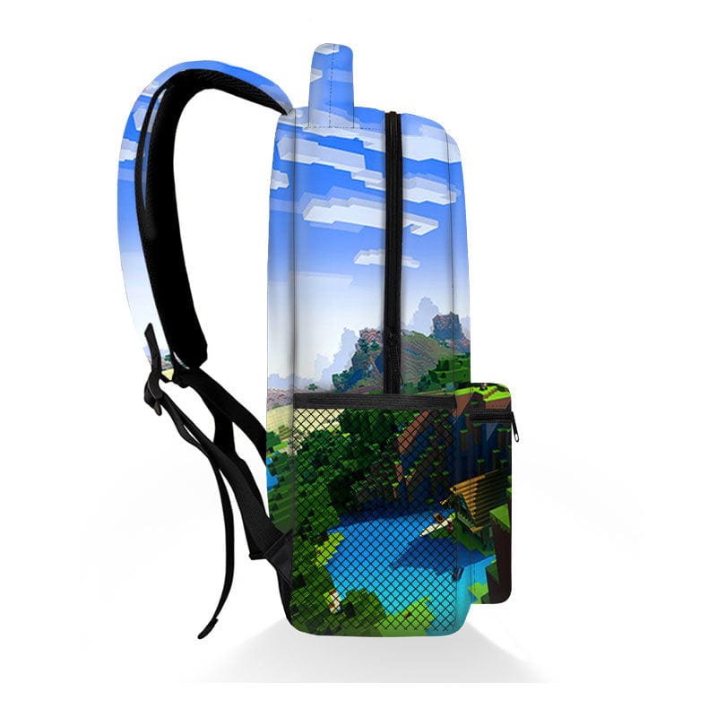 Minecraft Gaming Backpack School Bag