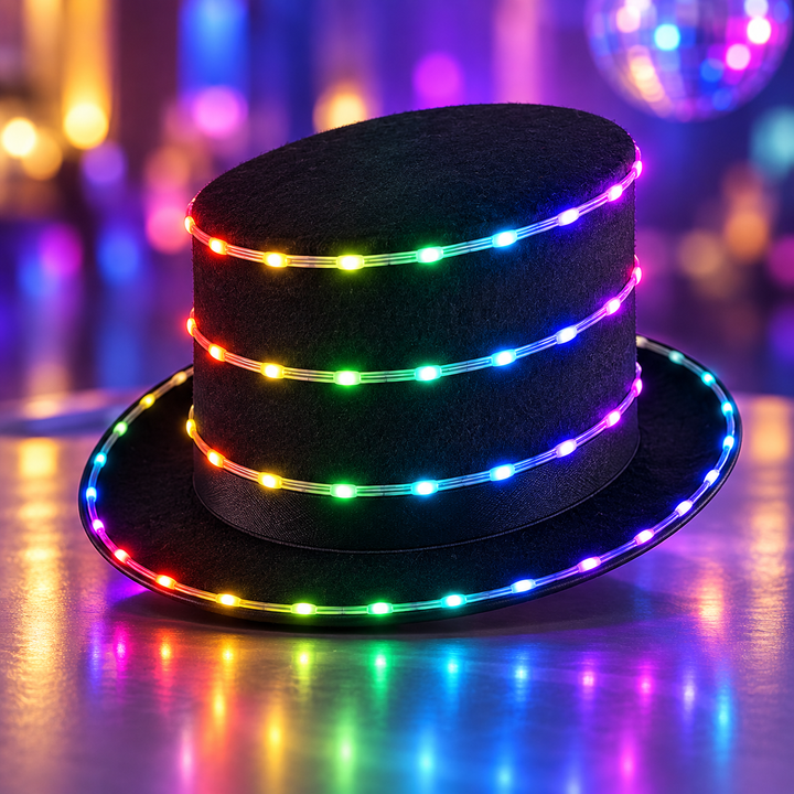 LED Flowing Water Luminous Top Hat Light