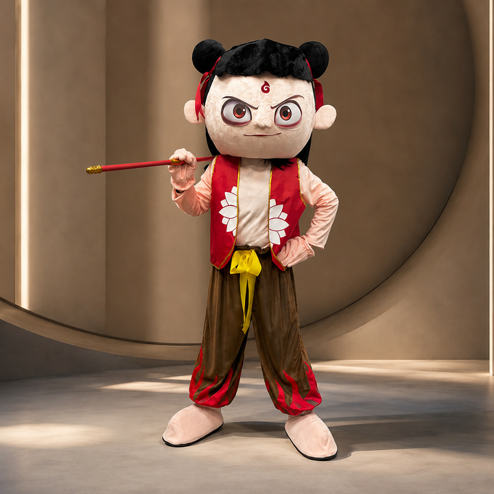 Nezha Warrior Boy Full Body Mascot Costume
