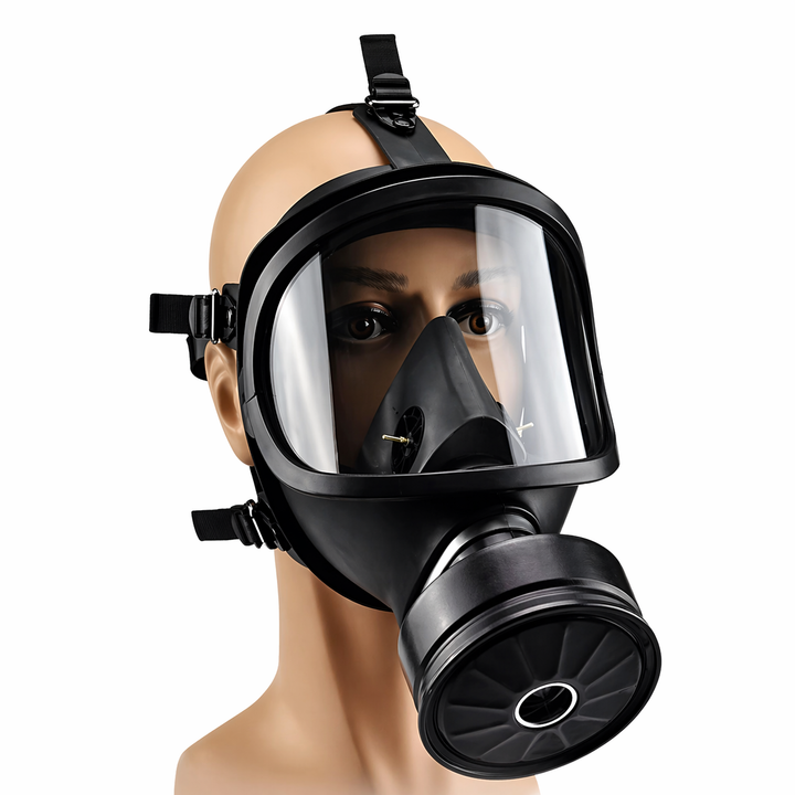 NRBC Breathable Gas Mask Respirator Chemicals, Dust &amp; Spray Paint