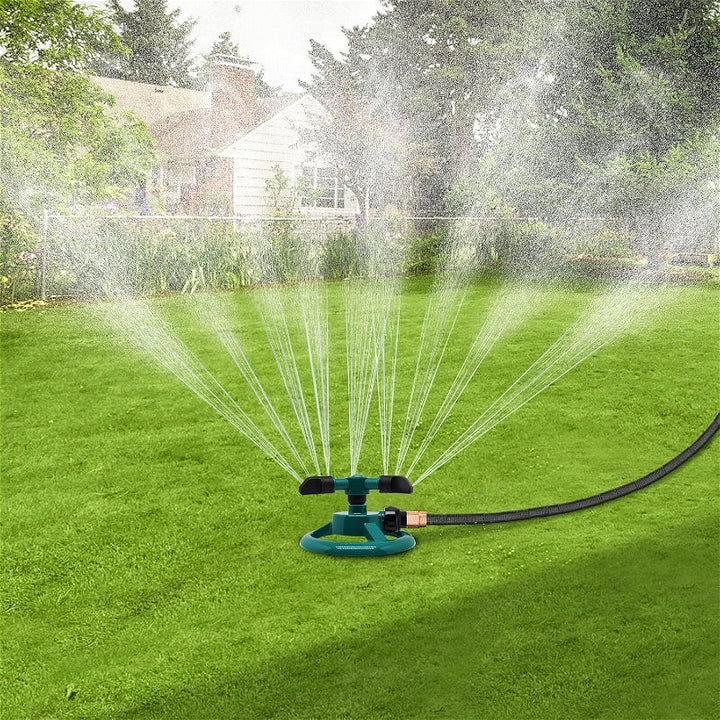 360 Degree Rotating Patio Sprinkler for Lawn and Garden Watering