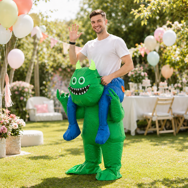 Inflatable Monster Ride-On Costume Adult Halloween Costume