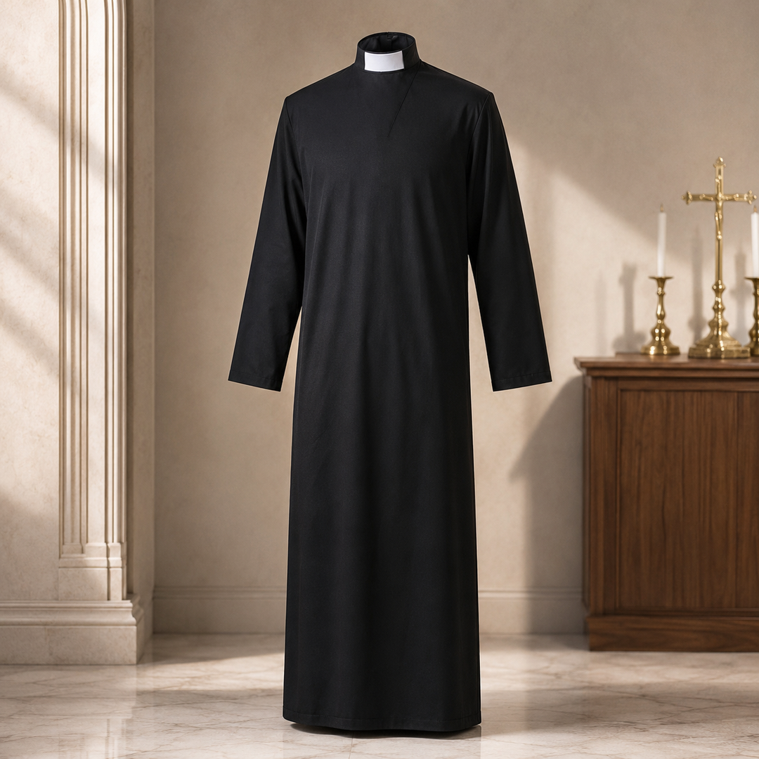 Nun Costume with Headscarf Religious Halloween Costume Set
