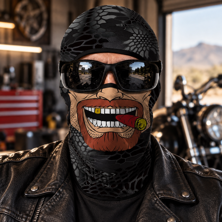 Full Face Clown Skull Halloween Balaclava Mask