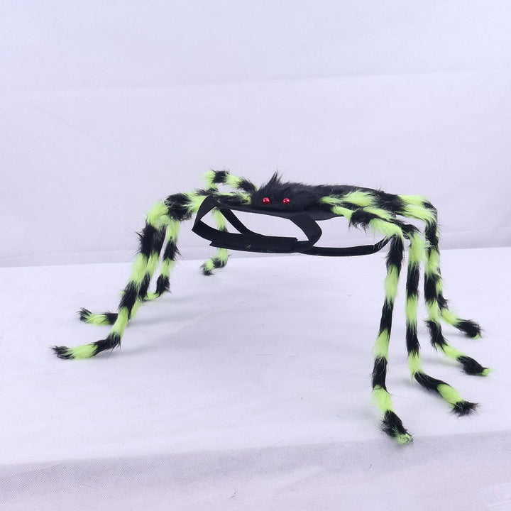 Dog Cat Spider Costume with Bendable Fuzzy Legs Adjustable Straps for Halloween Pet