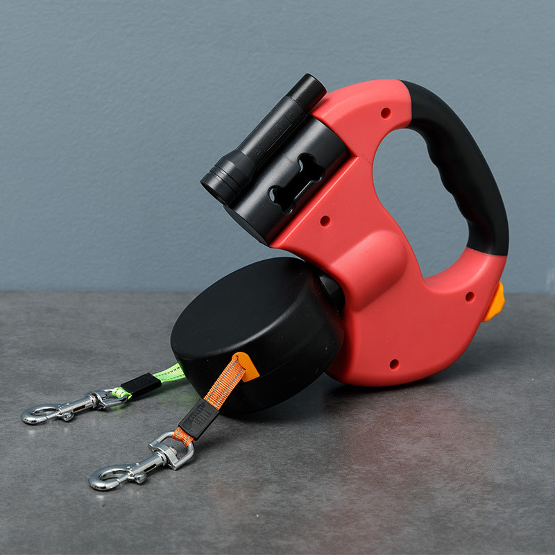 Double Dog Leash Connector Anti Tangle Leash Coupler