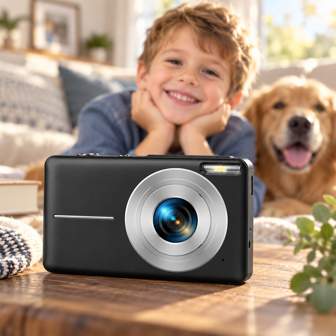 Digital Camera 1080P 44MP 16X Zoom Compact Vlogging Camera