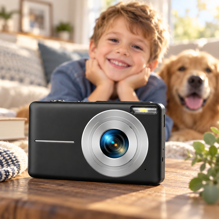 Digital Camera 1080P 44MP 16X Zoom Compact Vlogging Camera