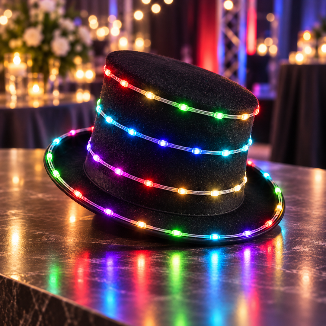 LED Flowing Water Luminous Top Hat Light