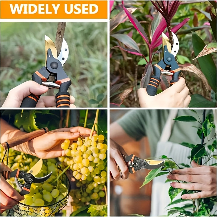 Pruning Shears 8.5 Inch Garden Hedge Clippers Hand Pruners