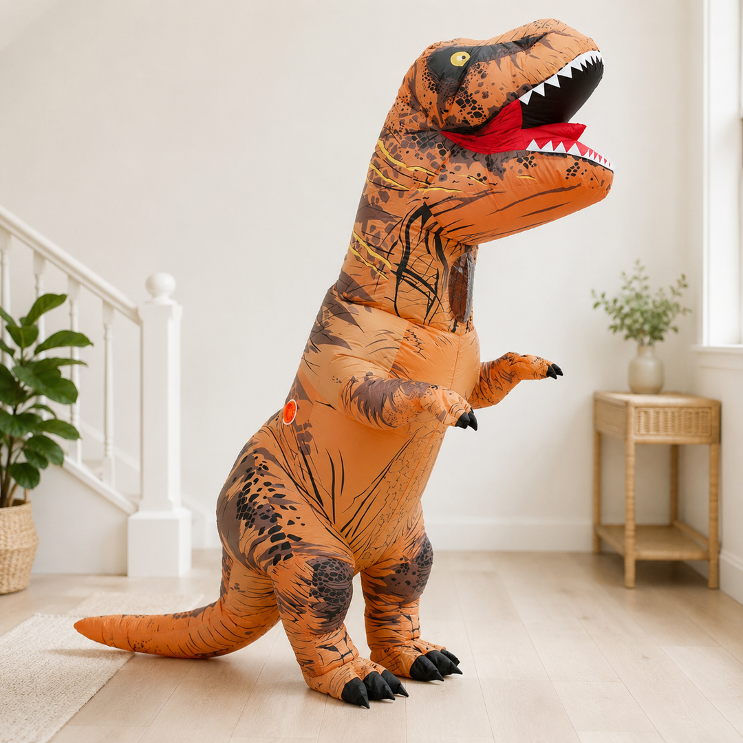 Inflatable T-Rex Dinosaur Costume Adult Halloween Outfit