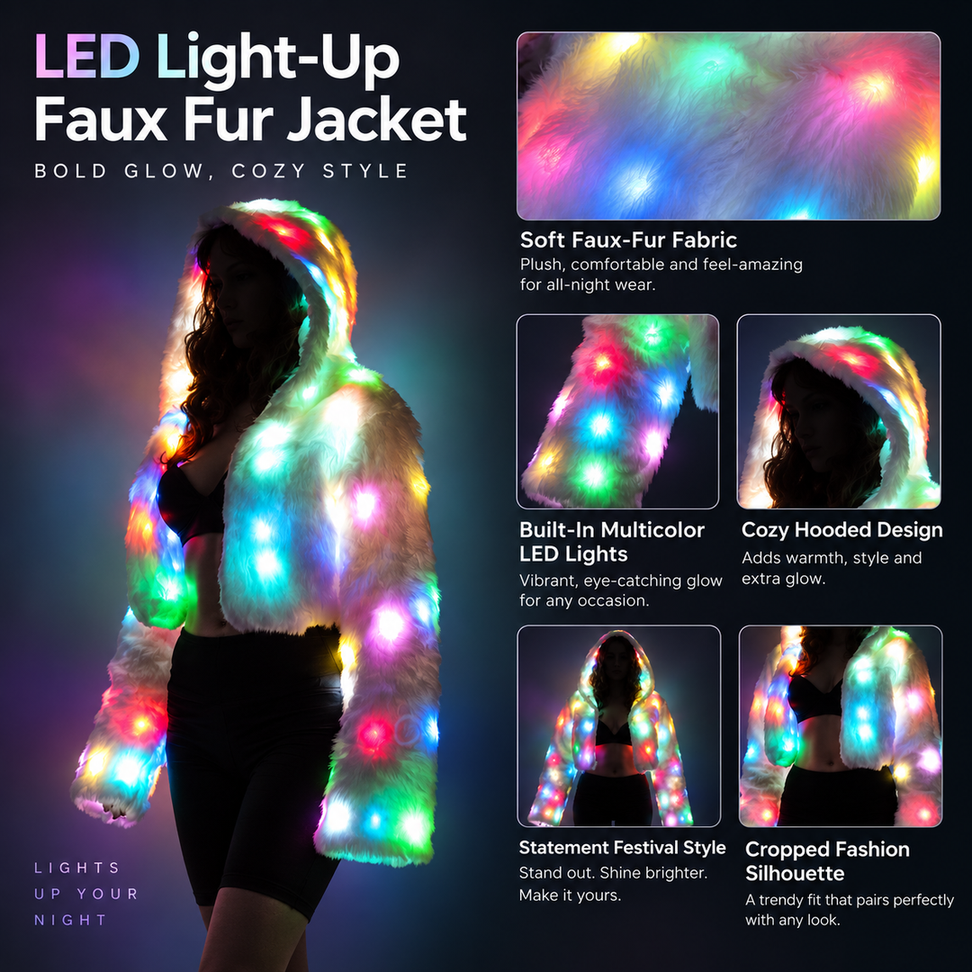 LED Luminous Performance Dance Costume for Women
