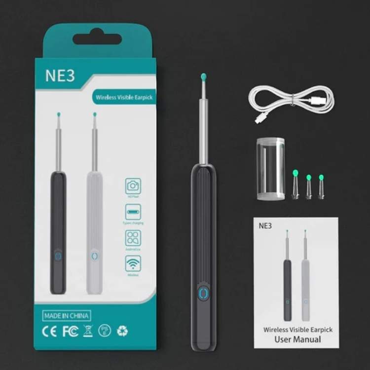 Earwax Removal Kit with Ear Scope and Cleaning Tools