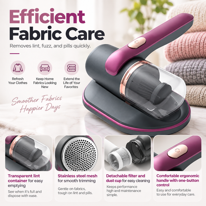 Cordless Dust Mite Vacuum UV Mattress Bed Cleaner