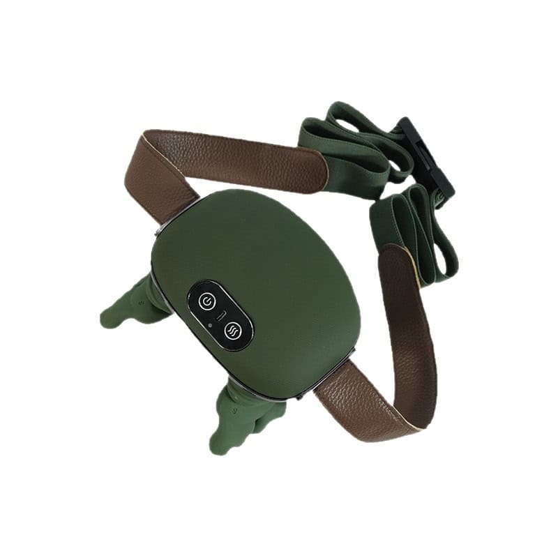 Hands-Free Bionic Neck Massager with Strap &amp; Deep-Kneading Nodes