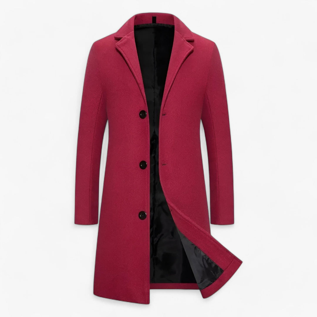 Long Cotton Jacket Business Casual Men