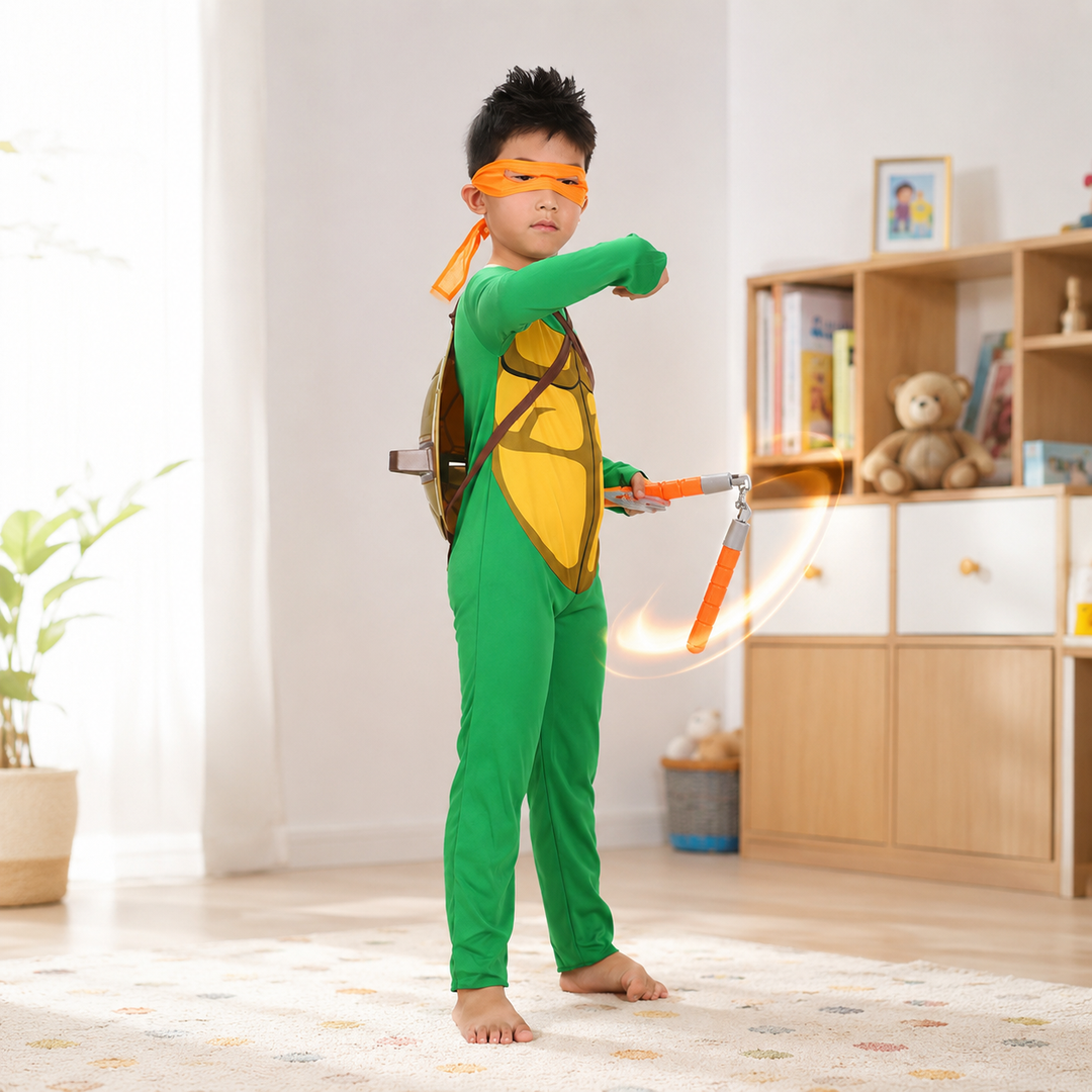Kids Halloween Jumpsuit Costume Teenage Mutant Ninja Turtles