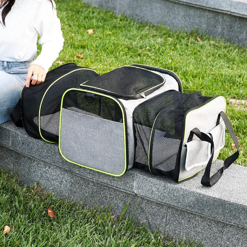 Pet Carrier Backpack Foldable Travel Bag