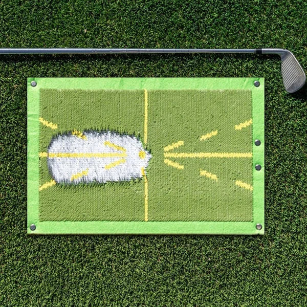 Golf Swing Training Mat with Detection Sensor