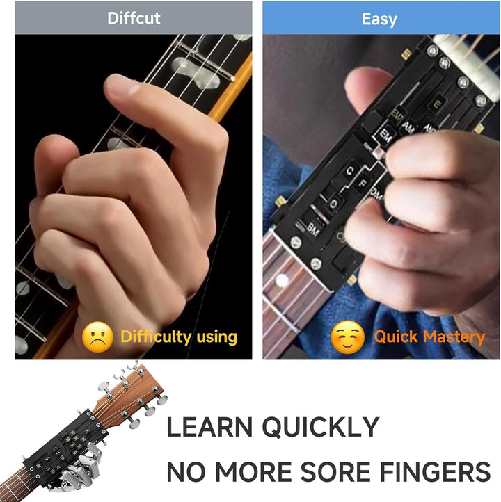 Guitar Chord Trainer Tool for Beginners Easy Learning Practice Aid