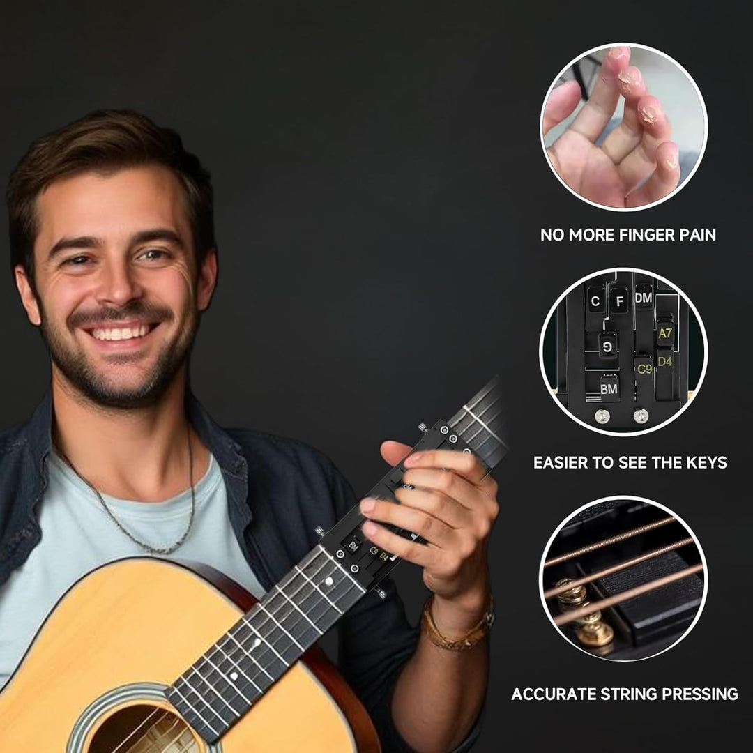 Guitar Chord Trainer Tool for Beginners Easy Learning Practice Aid