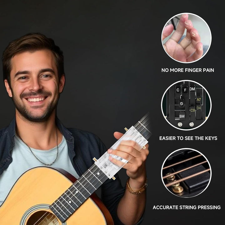 Guitar Chord Trainer Tool for Beginners Easy Learning Practice Aid